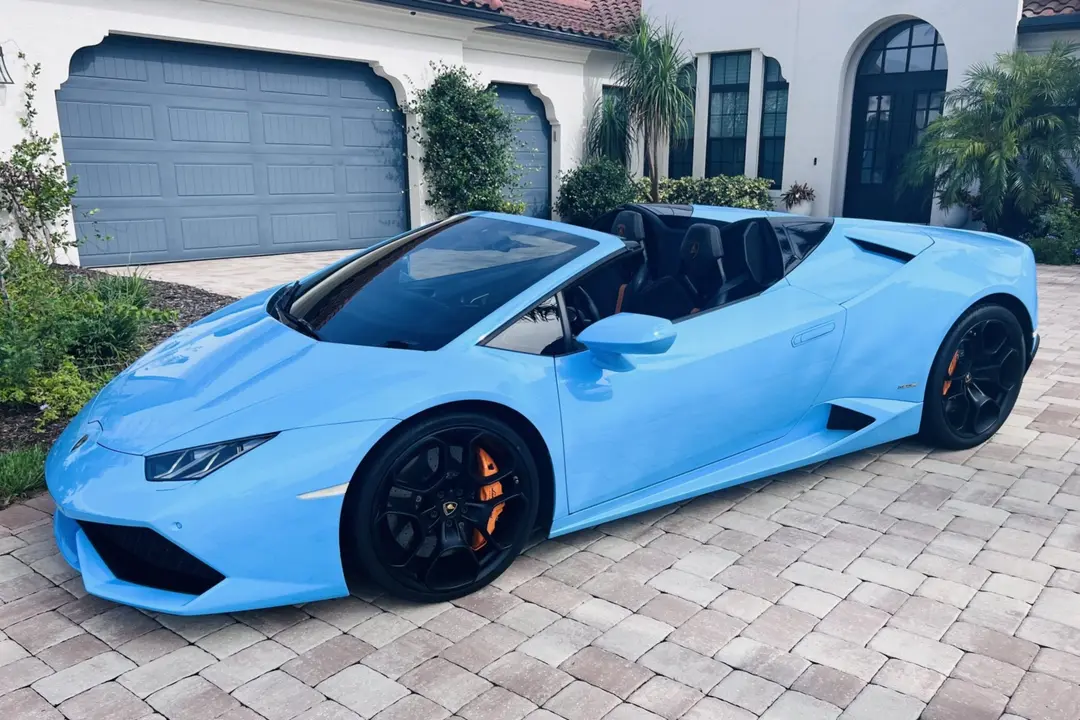 2016 Lamborghini Huracán LP610-4 Spyder, sold Aug 2024