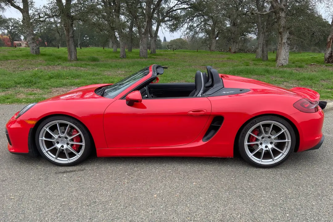 2015 Porsche Boxster Spyder, sold Jun 2026