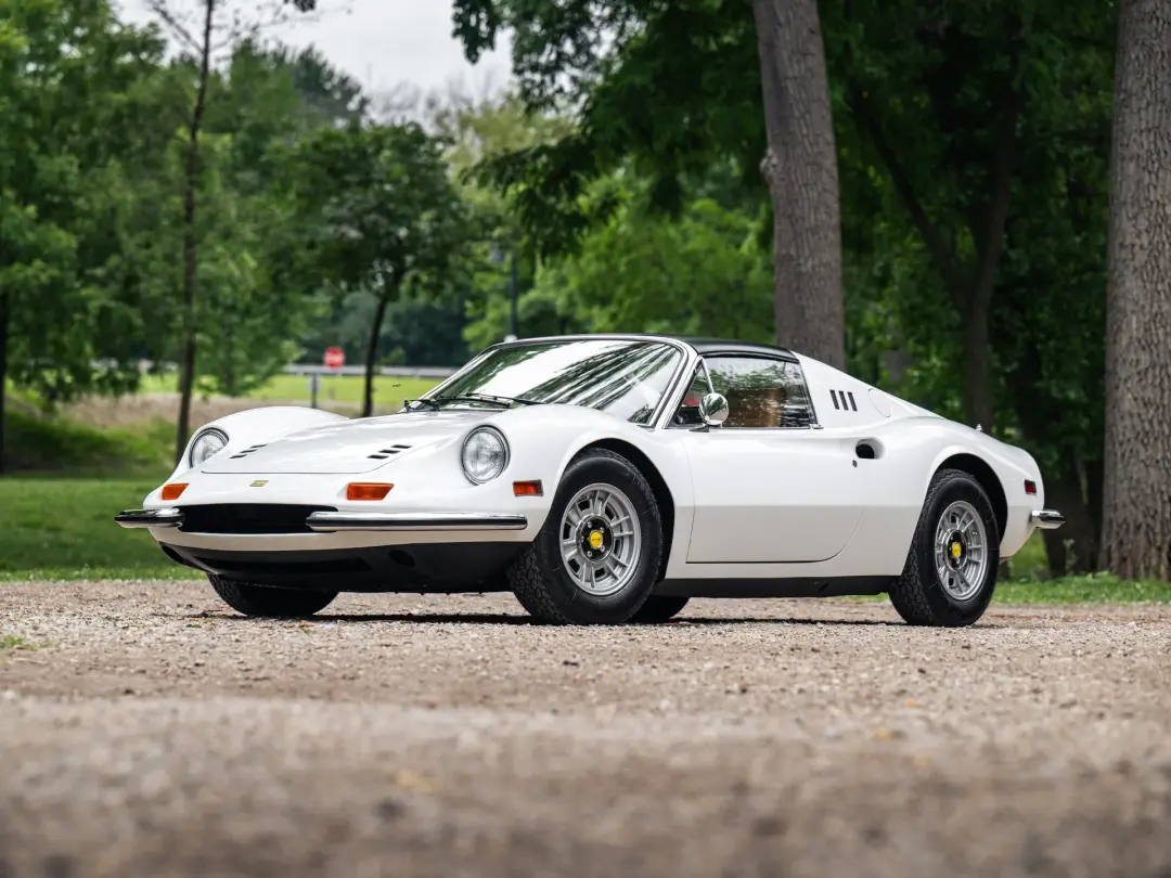 1972 Ferrari Dino 246 GTS Chairs & Flares, sold Aug 2026