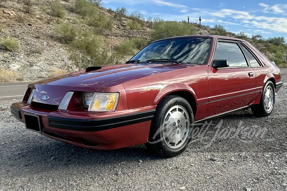 1984 Ford Mustang SVO, sold Oct 2024