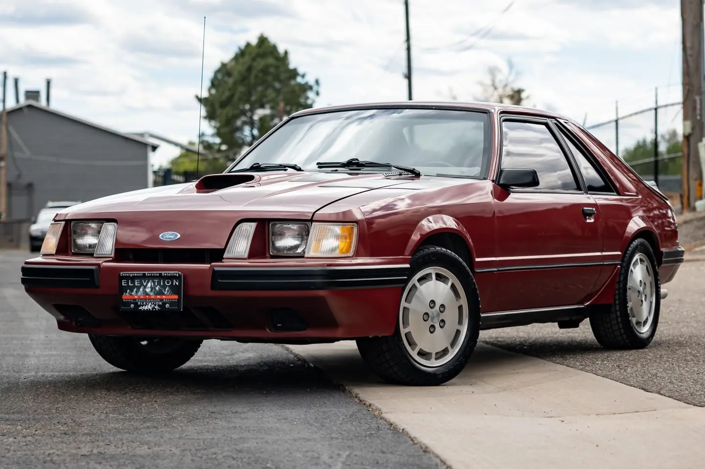 1984 Ford Mustang SVO, sold Jun 2026