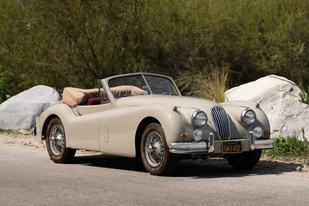 1954 Jaguar XK140 Drophead Coupe, sold Aug 2025