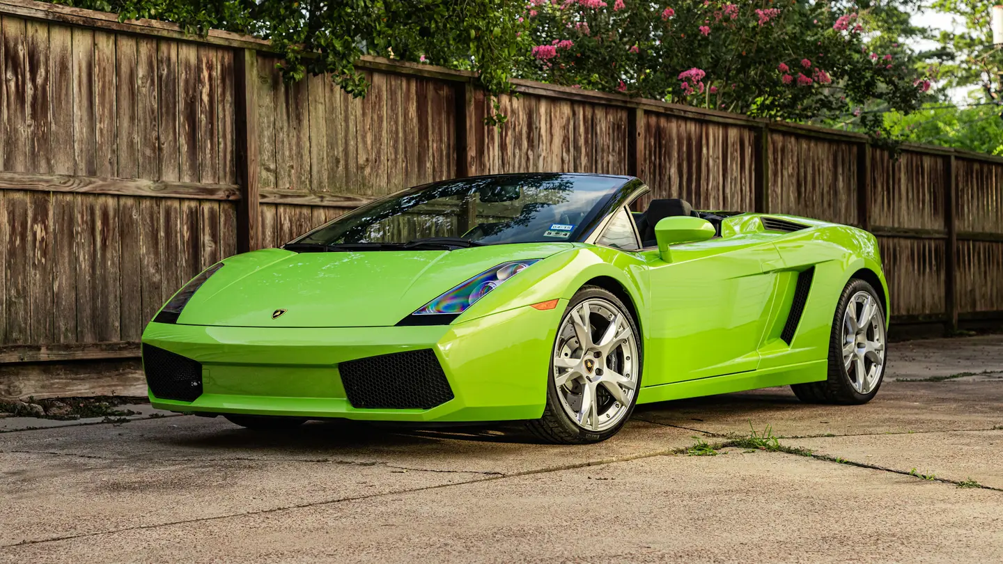 2006 Lamborghini Gallardo Spyder 5.0, sold Aug 2026