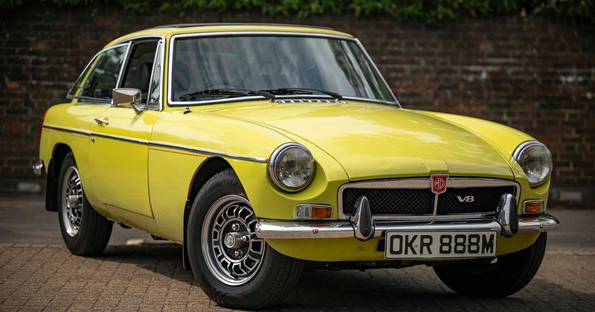 1973 MG MGB GT V8, sold Aug 2026