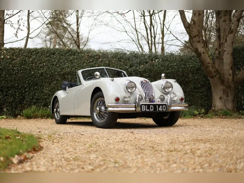 1954 Jaguar XK140 Drophead Coupe, sold May 2026