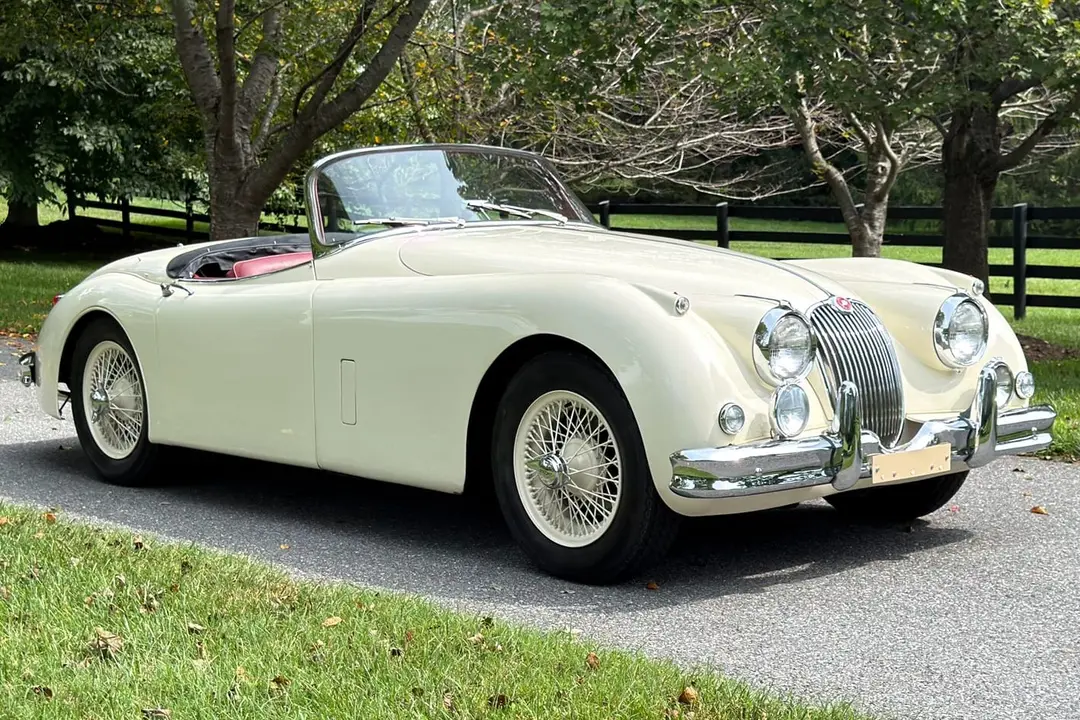 1958 Jaguar XK150 Roadster, sold Sep 2026