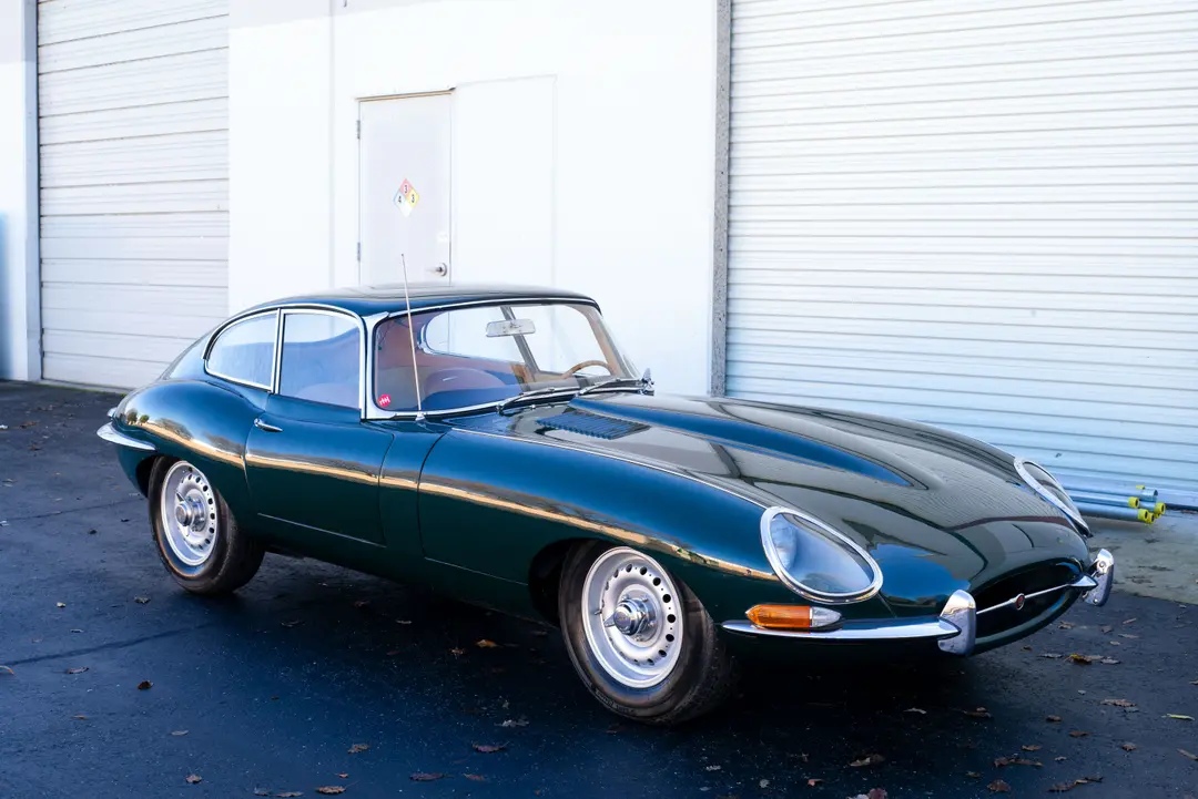 1961 Jaguar E-Type Coupe 3.8, sold Feb 2024