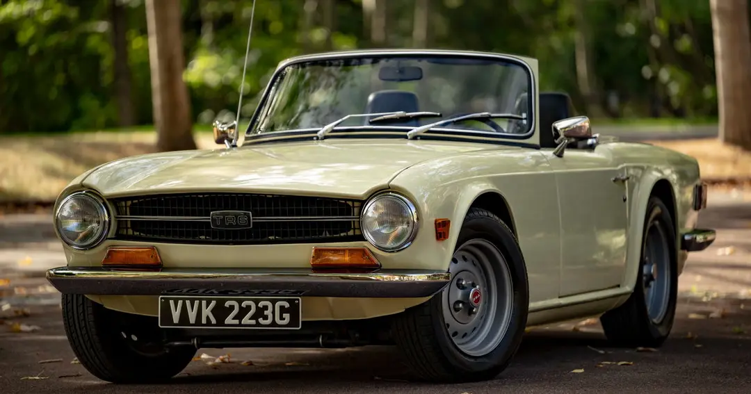 1969 Triumph TR6, sold Oct 2026