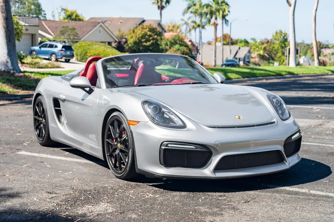 2015 Porsche Boxster Spyder, sold Oct 2026