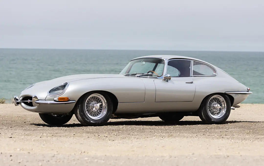 1961 Jaguar E-Type Coupe 3.8, sold Aug 2021