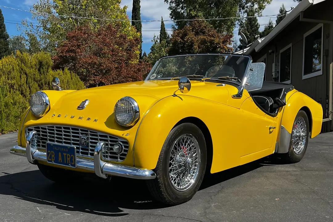 1955 Triumph TR3, sold Oct 2026
