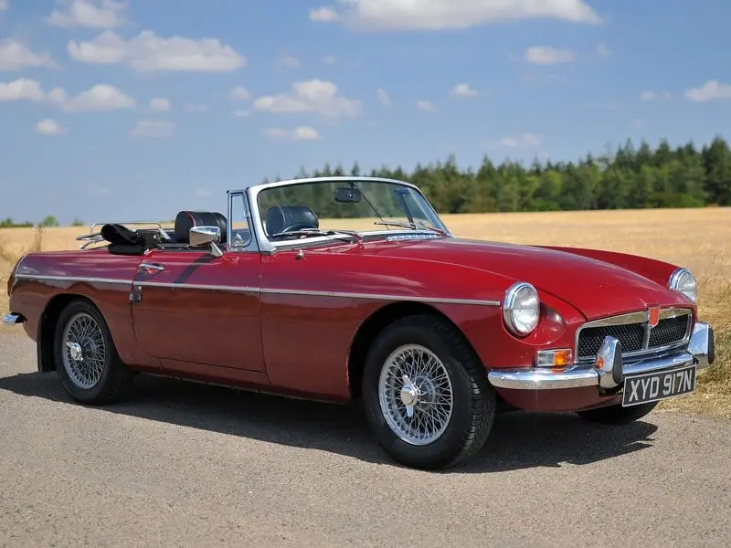 1972 MG MGB Roadster, sold Sep 2026