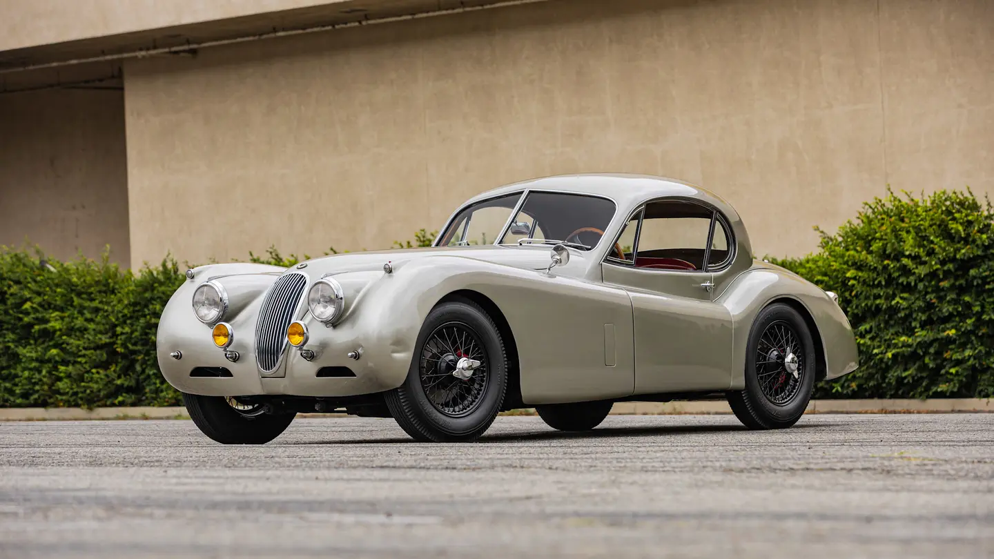 1951 Jaguar XK120 Coupe, sold Aug 2026