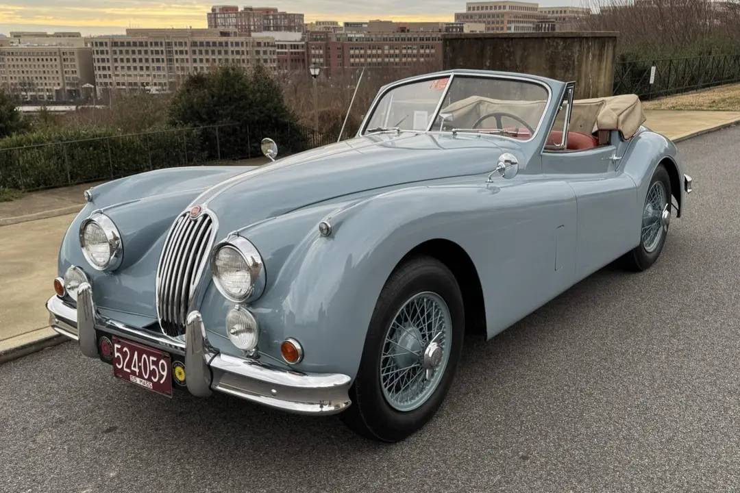 1954 Jaguar XK140 Drophead Coupe, sold Feb 2026