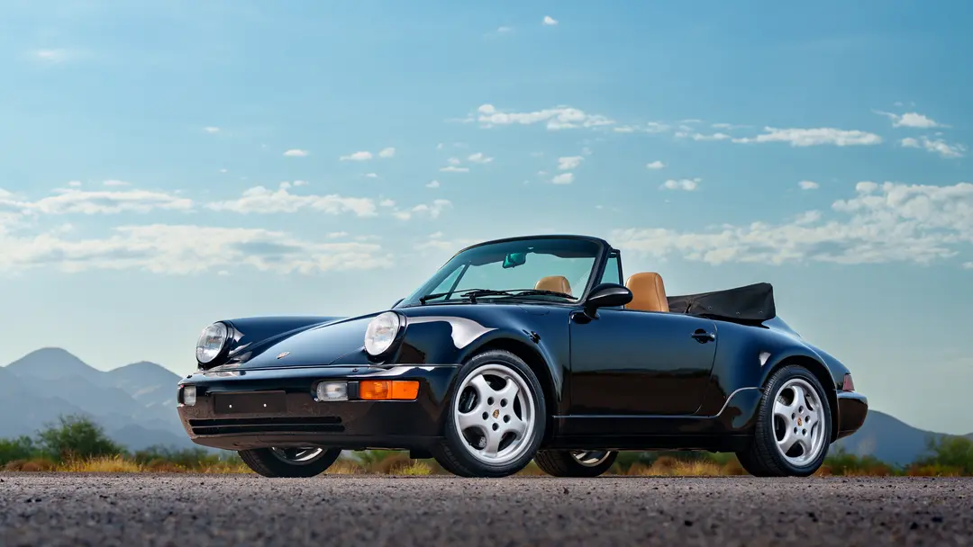 1992 Porsche 911 America Roadster, sold Aug 2024