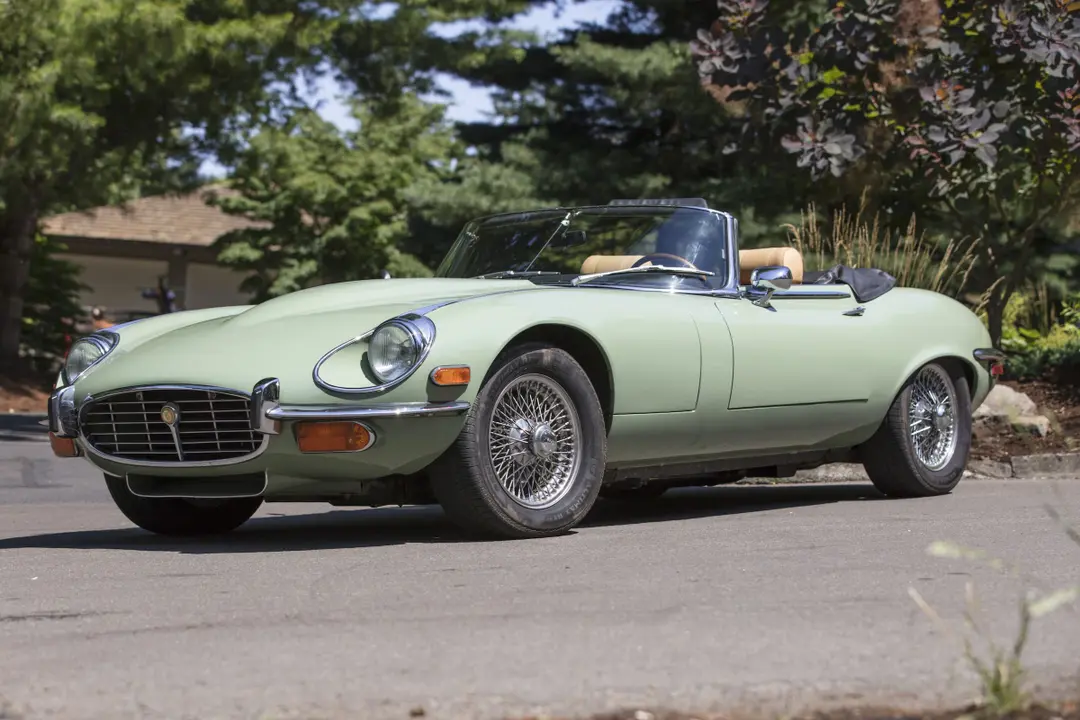 1971 Jaguar E-Type V12 Roadster, sold Aug 2026