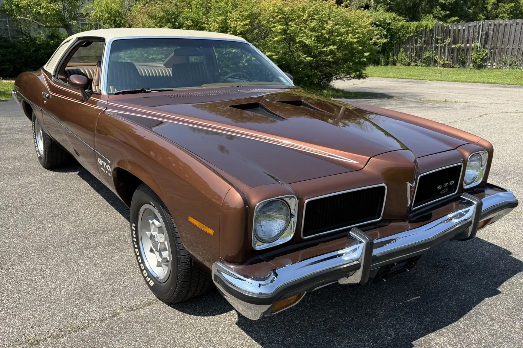 1973 Pontiac GTO, sold Aug 2025