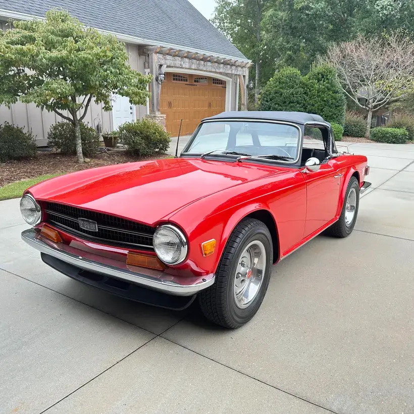 1969 Triumph TR6, sold Oct 2026