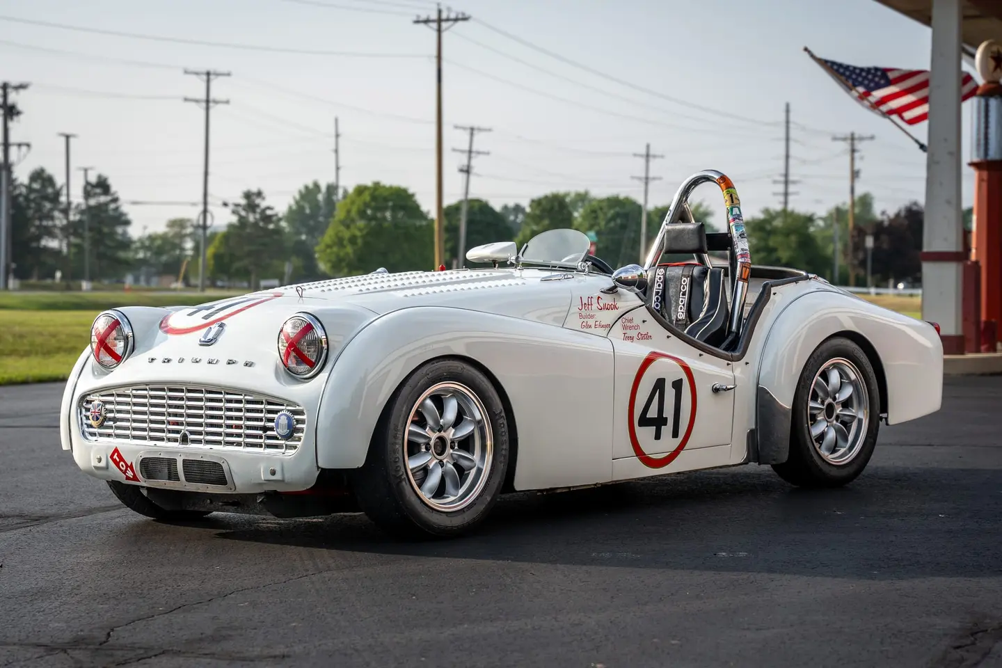 1957 Triumph TR3A, sold Aug 2026