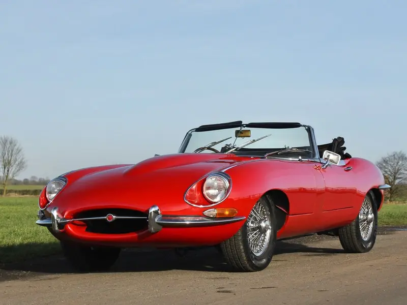1964 Jaguar E-Type Roadster 4.2, sold Mar 2024