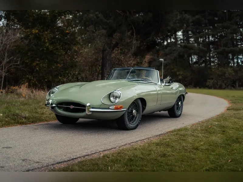 1968 Jaguar E-Type Roadster, sold Nov 2025