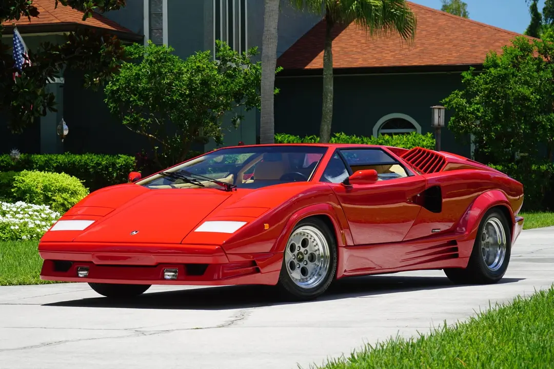 1988 Lamborghini Countach 25th Anniversary, sold Jul 2026