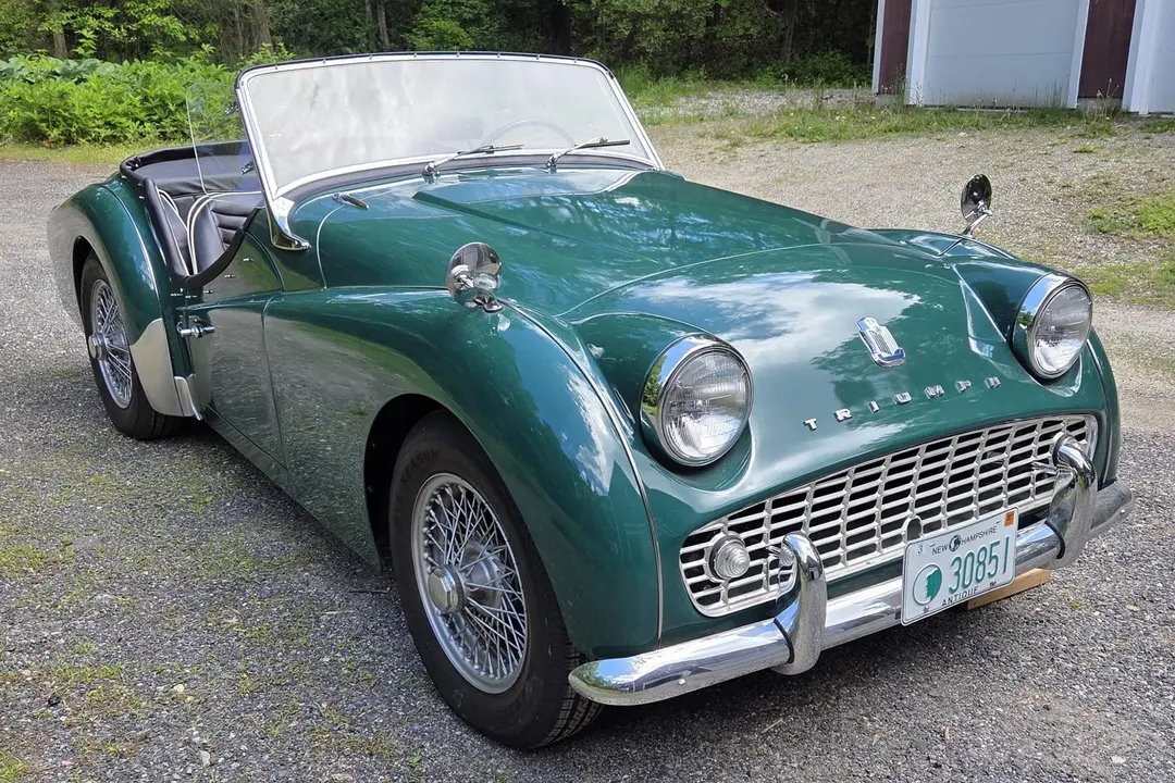 1957 Triumph TR3A, sold Jun 2026