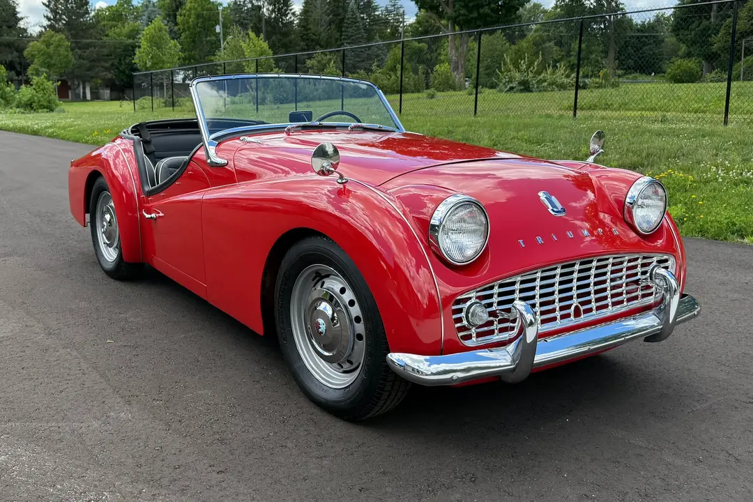 1957 Triumph TR3A, sold Jul 2026