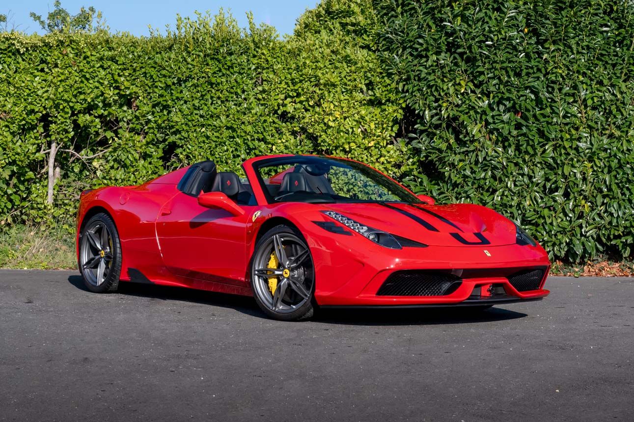 2014 Ferrari 458 Speciale Aperta, sold Sep 2023