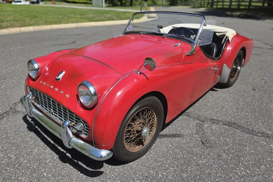 1957 Triumph TR3A, sold Jun 2026