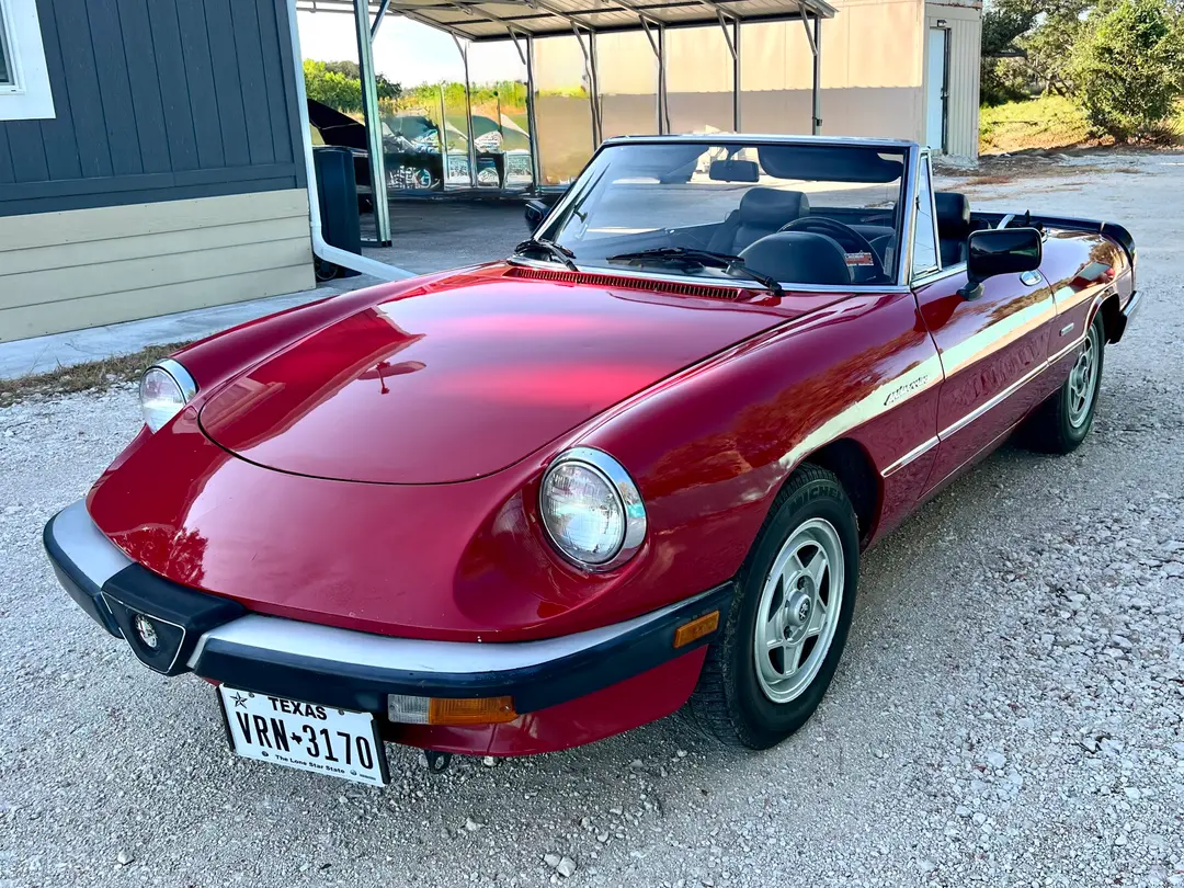 1983 Alfa Romeo Spider, sold Dec 2025