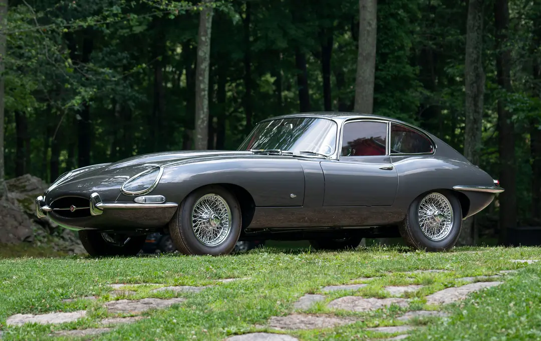 1961 Jaguar E-Type Coupe 3.8, sold Aug 2022