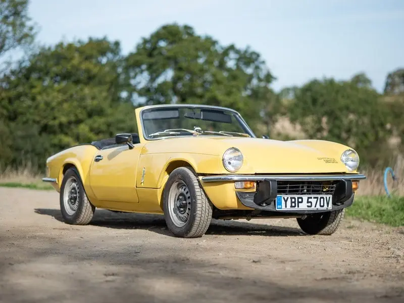1974 Triumph Spitfire 1500, sold Oct 2026