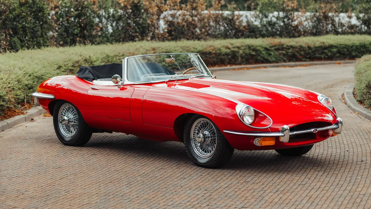 1968 Jaguar E-Type Roadster, sold Oct 2026
