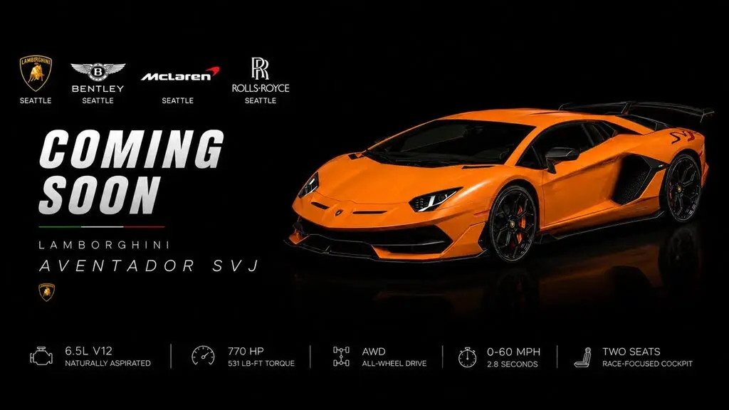 2020 Lamborghini Aventador LP770-4 SVJ