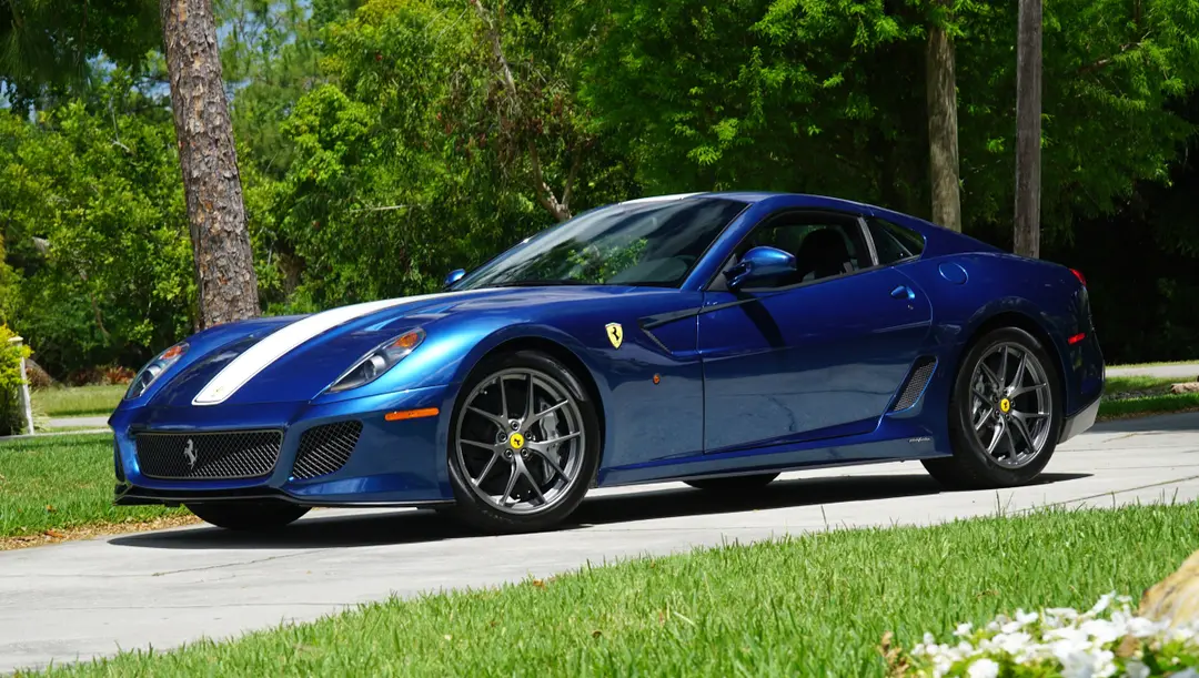 2010 Ferrari 599 GTO, sold Aug 2026