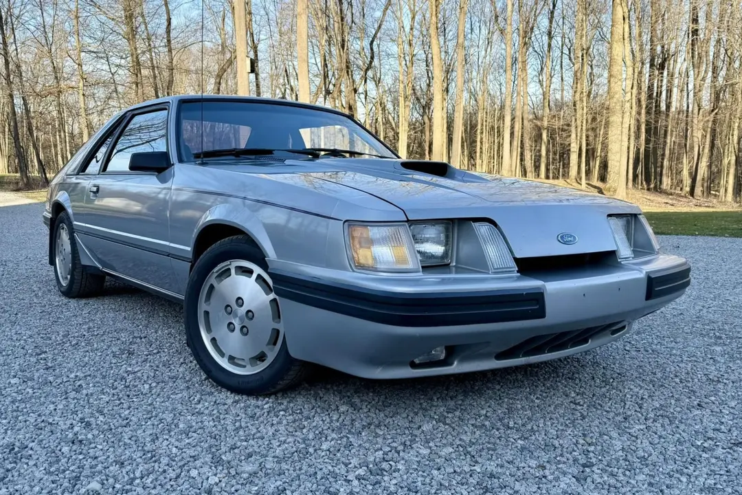 1984 Ford Mustang SVO, sold Apr 2025