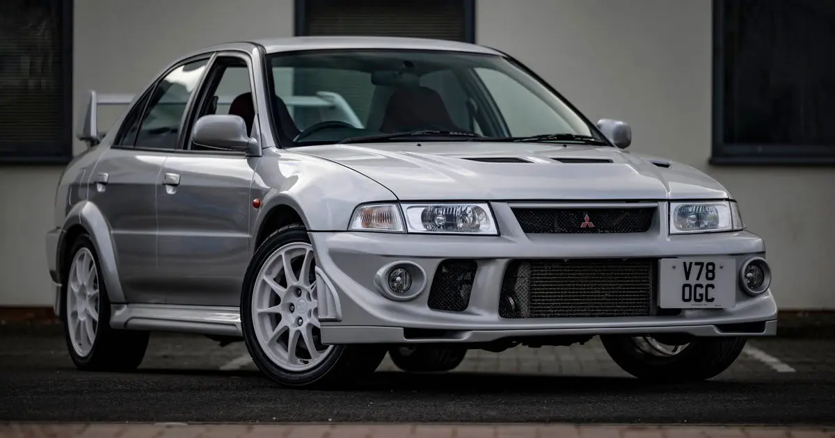 2000 Mitsubishi Lancer Evolution VI Tommi Makinen Edition, sold Dec 2025