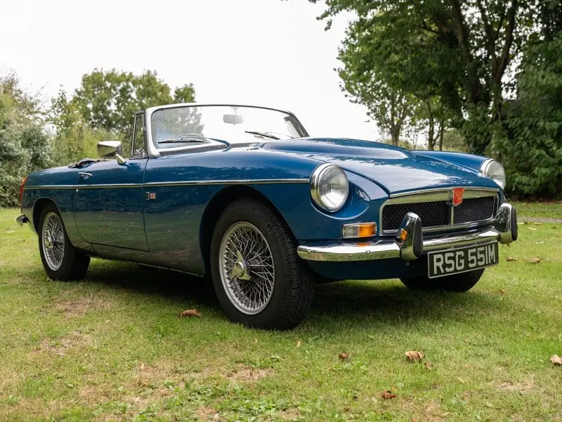 1972 MG MGB Roadster, sold Sep 2026