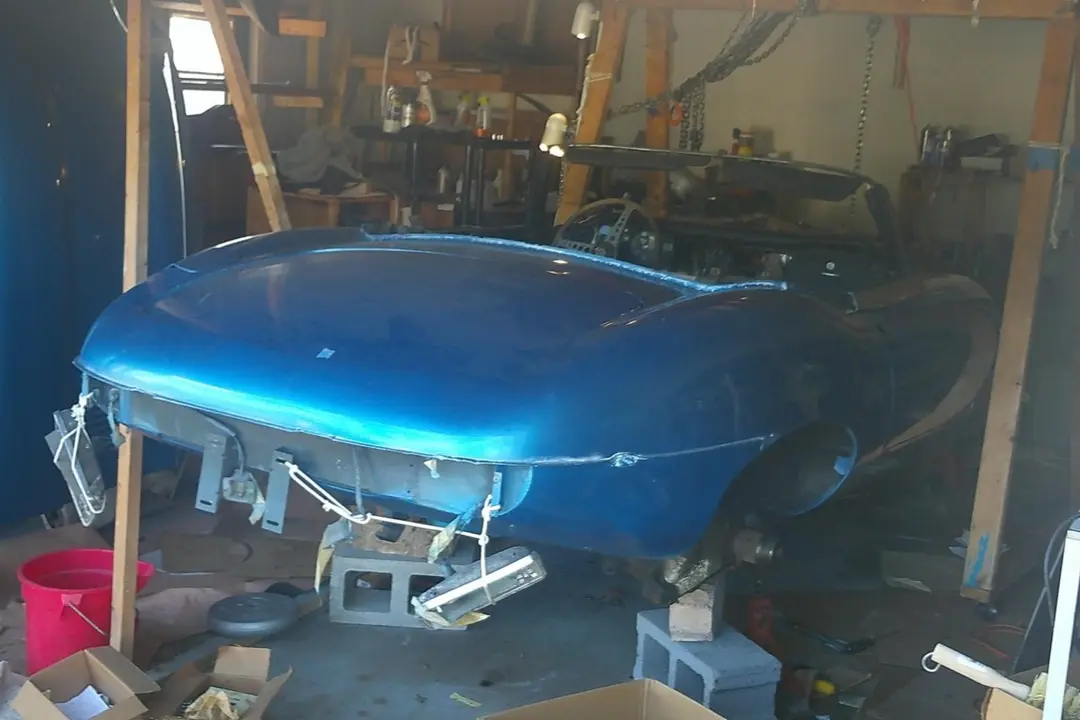 1968 Jaguar E-Type Roadster, sold Dec 2025