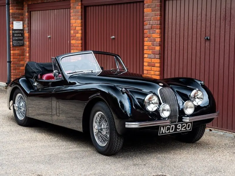 1953 Jaguar XK120 Drophead Coupe, sold Jul 2026