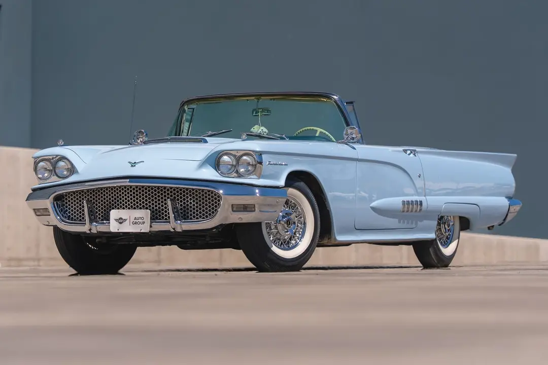 1958 Ford Thunderbird, sold Jul 2026