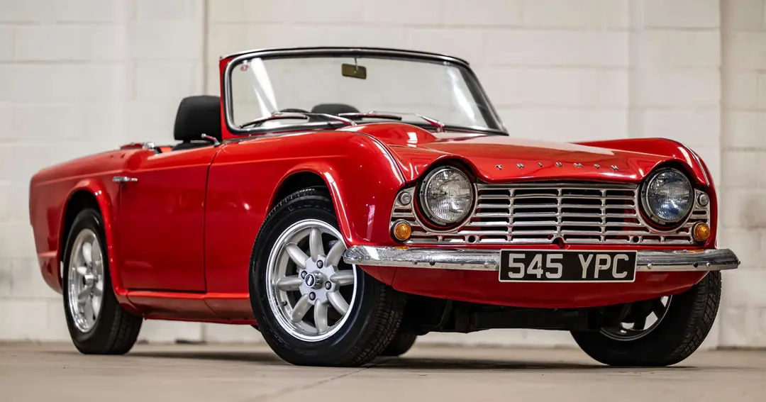 1961 Triumph TR4, sold Oct 2026