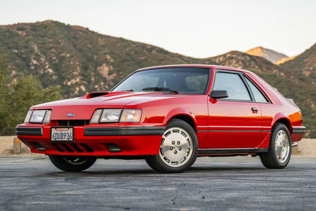 1984 Ford Mustang SVO, sold Oct 2024