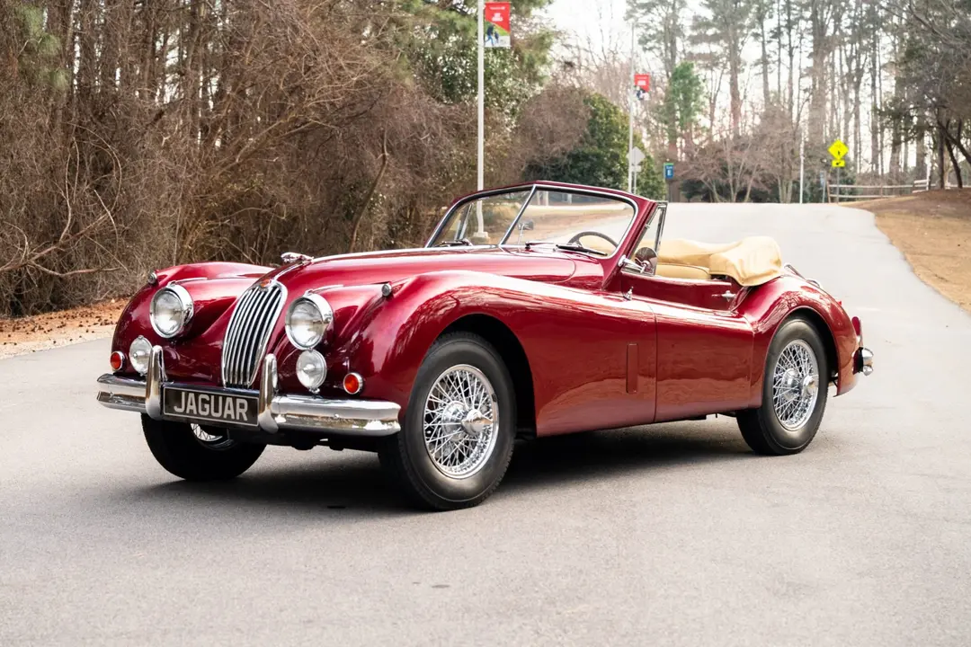 1954 Jaguar XK140 Drophead Coupe, sold May 2026