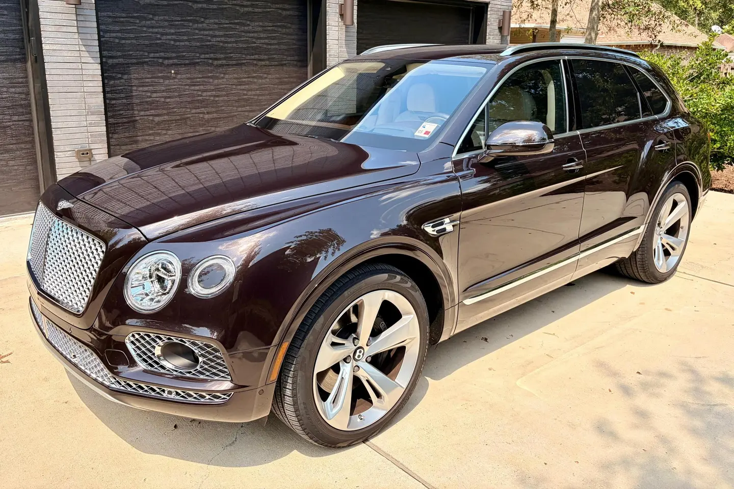 2016 Bentley Bentayga W12, sold Sep 2026