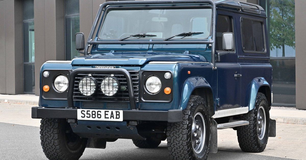 1998 Land Rover Defender 110, sold Oct 2026