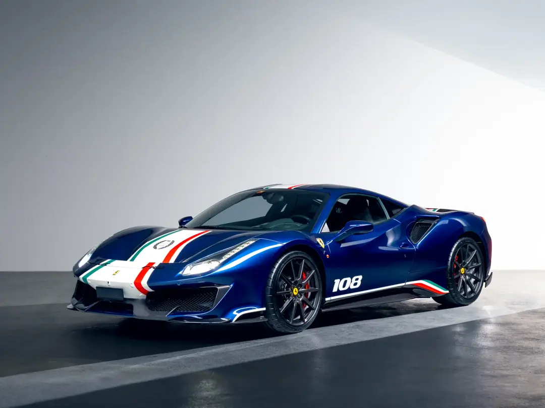 2019 Ferrari 488 Pista Piloti Ferrari, sold Oct 2025